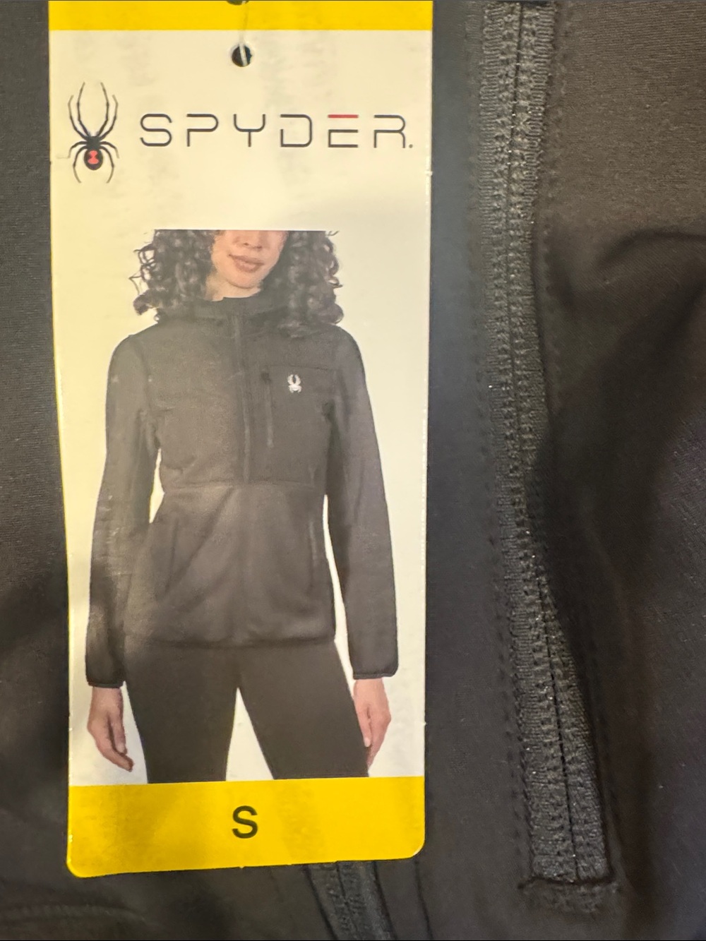 Spyder Women's Black Half-Zip Pullover Jacket
